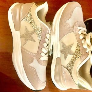 Vintage Havana Run Nude Glitter